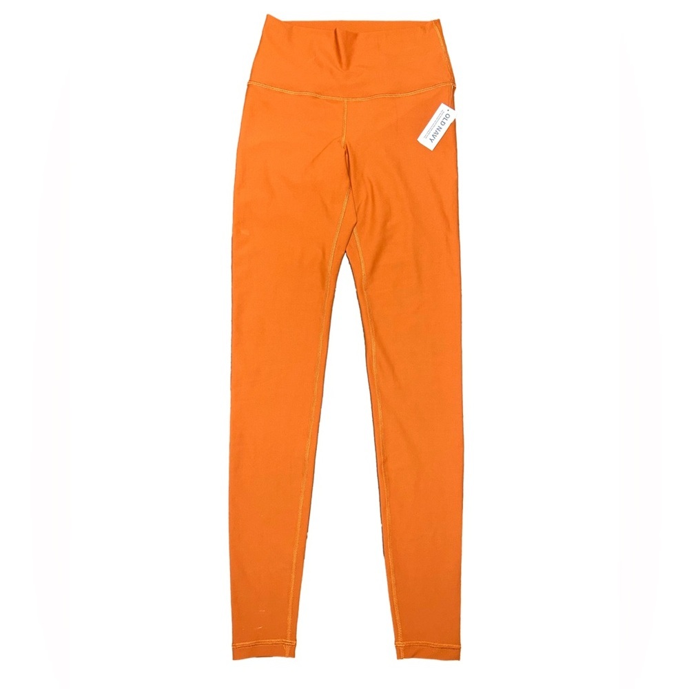 Old Navy rust high waisted buttery soft stay dry sculpted fit leggings NWT XS